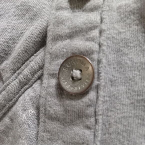 Like New, Hooded, Button Up Lady's Sweatshirt - Picture 6 of 7
